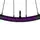 Набор наклеек на обода SPANK Decal kit, Purple
