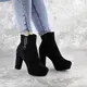 Ботильоны женские Fashion Skoobee 2407 40 размер 25,5 см Черный