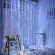 Светодиодная гирлянда Штора White 116002 2х3 м с пультом