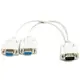 Видео разветвитель PowerPlant VGA(M) - 2*VGA(F), 0.2 м