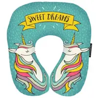 Дорожная подушка Sweet dreams (единорог) 32x30 см (DOP_18S011)