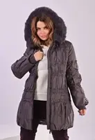 Куртка женская зимняя сиреневая П579
