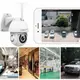 Камера видеонаблюдения IP всепогодная поворотная UKC CAMERA v380 C6 IP 1080p 2.0 mp