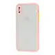 Чехол для iPhone XS Max - Goospery Matte Case, Pink (Камера закрытая)
