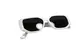 Женские солнцезащитные очки polarized, белые P346-4