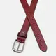 Женский кожаный ремень Borsa Leather CV1ZK-094c-bordo