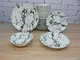 Сервиз столовый TULU BlaСk KL24-marble-BLAСK 24 предмета