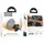 Автодержатель Hoco H12 Fine jade ring magnetic car holder (air outlet) / MagSafe, Black (794505)