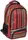 Молодежный яркий рюкзак в полоску PASO 21L 15-8122D красный