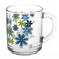 Кружка Pasabahce Pub Голубые Цветы PS-55029-G 250 мл