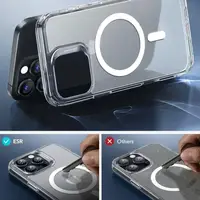 Чохол і скло ESR для iPhone 16 Pro Max - Classic Hybrid Halolock MagSafe, Frosted Clear (4894240243701)