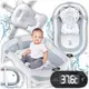 Детская ванночка складная с подушкой, термометром Hanert KinderBad Grey