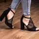 Женские босоножки Fashion Xiao 3011 37 размер 24 см Черный