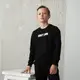 Подростковый свитшот для мальчика-подростка "Don't look" Gbi Teens Черный р.164 (13756)