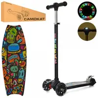 Самокат I-Trike Maxi JR3-055-B-L 79-88 см черный