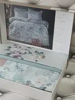 Rozy 3D сатинова постіль. Євро розмір. Pupilla Туреччина.