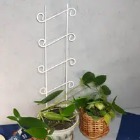 Опора для цветов DecorArt"Решетка 2" 47x15 см белый