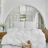 Постельное белье Karaca Home - 4 Element Hava beyaz белый евро