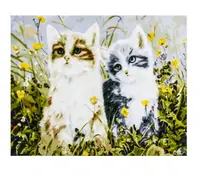 Картина по номерам Котики, 40 х 50 см, краски, кисти. Multicolor (6835)