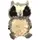 Мягкая игрушка "Снежная сова", латте