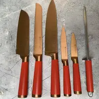 Набор ножей Edenberg EB-11029-Red 7 предметов красный