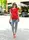Блуза женская красная код П708 M