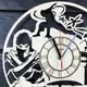 Декоративные часы из дерева на стену «Ниндзя»