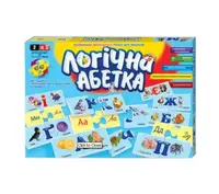 Уценка. Настольная игра "Логическая азбука" (укр) - Деформована упаковка