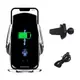 Автодержатель c встроенным аккумулятором и беспроводной зарядкой для телефона JA12 15W, Type-C, серебристый