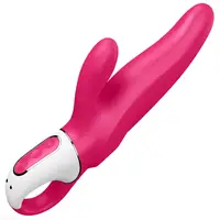 Вибратор Satisfyer Mr Rabbit 6 режимов вибрации и 6 режимов интенсивности розовый