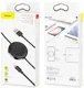 Беспроводное зарядное устройство Baseus iP Cable Wireless Charger, Black (WXCA-01)