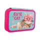 Пенал двойной Smart Cute Cat 532791 14х21х4 см розовый