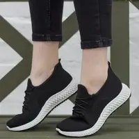 Кроссовки женские Fashion Estelle 2810 36 размер 23 см Черный