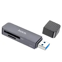 Переходник HOCO Spirit 2-in-1 USB 2.0 card reader HB45 |480Mbps, 2TB Max|