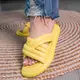 Шлепанцы женские Fashion June 3608 41 размер 26 см Желтый