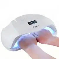 LED UV лед уф лампа SUN X PLUS 72вт для наращивания ногтей, гель лак для двух рук Белая