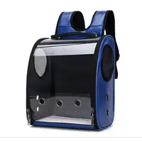 Рюкзак для перенесення з прозорою стінкою CosmoPet CP-23 для котів та собак Blue