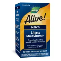 Витамины и минералы Nature's Way Alive! Men's Ultra Multivitamin, 60 таблеток