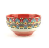Салатник круглий Astera Arabesco Amber A0450-DE-144-B4 14 см оранжевий
