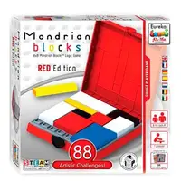 Ah!Ha Mondrian Blocks red | Головоломка Блоки Мондріана червоний 473553 RL-KBK