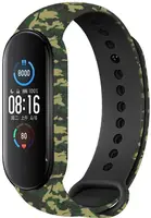 Ремінець UWatch TPU Replacement Print Design Wrist Strap for Mi Band 5/6/7 Military Green