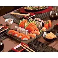Картина по номерам Strateg ПРЕМИУМ Sushi time с лаком размером 40х50 см SY6069