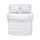 Постельное белье сатин Lotus Home - White Collection Stripe белый евро