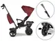 Велосипед трехколесный Lionelo Kori Red Burgundy