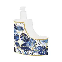 Дозатор для жидкого мыла Herevin Blue Leaf 161267-007 20х14.5х6 см