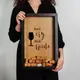Рамка копилка "Don`t cry drink wine" для пробок, Чорный-коричневый, английский