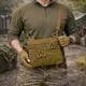 Тактическая сумка через плечо с панелью для патчей Cordura койот