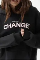 Худі жіноче oversized GBI CHANGE Чорний розмір S/M (13419-ж)