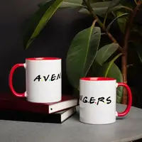 Чашка MARVEL "A.V.E.N.G.E.R.S.", Червоний, англійська, Крафтова коробка, 330 мл