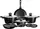 Набор посуды 10 пр Ebony Maple Line Berlinger Haus BH-1535